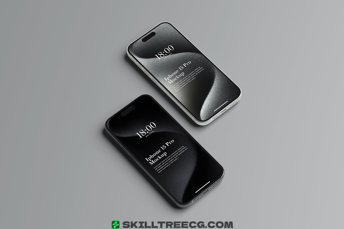 图片[3]-Iphone 15 Pro Mockup（920606）-技能树